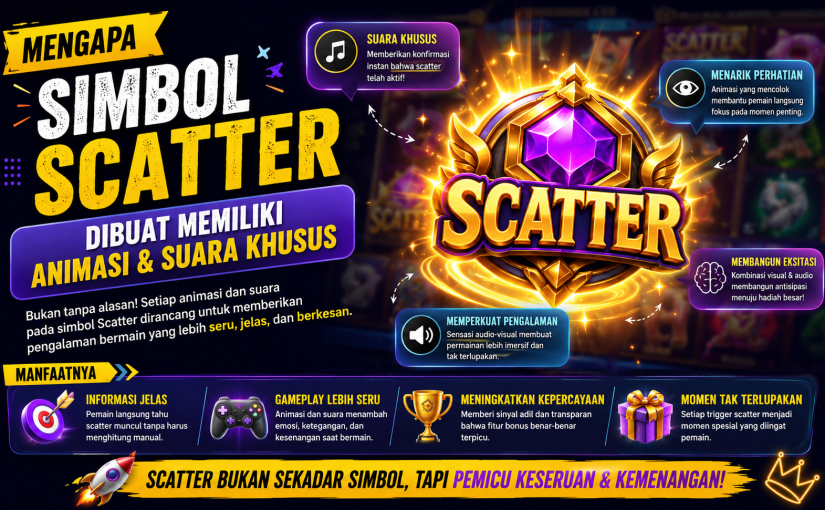 Mengapa Simbol Scatter Dibuat Memiliki Animasi dan Suara Khusus?